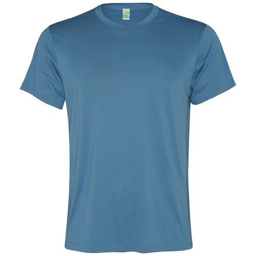 T-shirt publicitaire recyclé 130g homme Slam Roly Bleu tempête